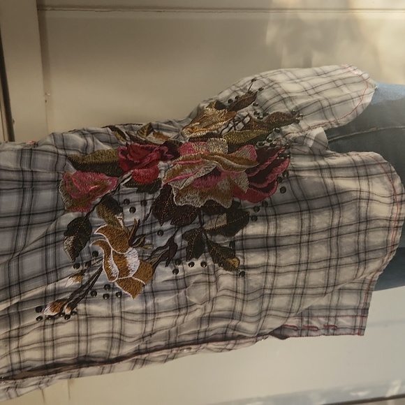 JOHNNY WAS  3WORKSHOP PLAID SHIRT - Picture 4 of 8